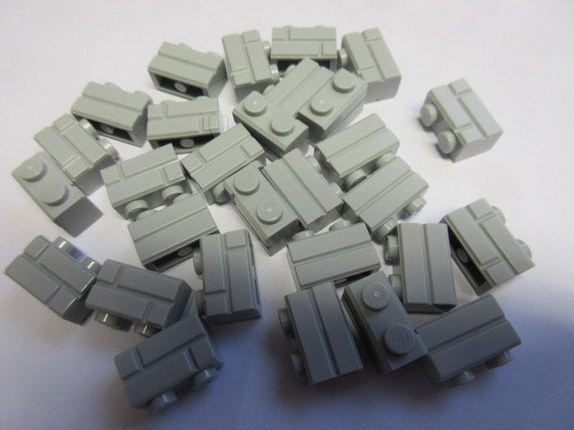 nr. 0433, 30 1x2 steentjes met steenmotief, 98283 masonry, Kinderen en Baby's, Ophalen of Verzenden, Zo goed als nieuw, Losse stenen