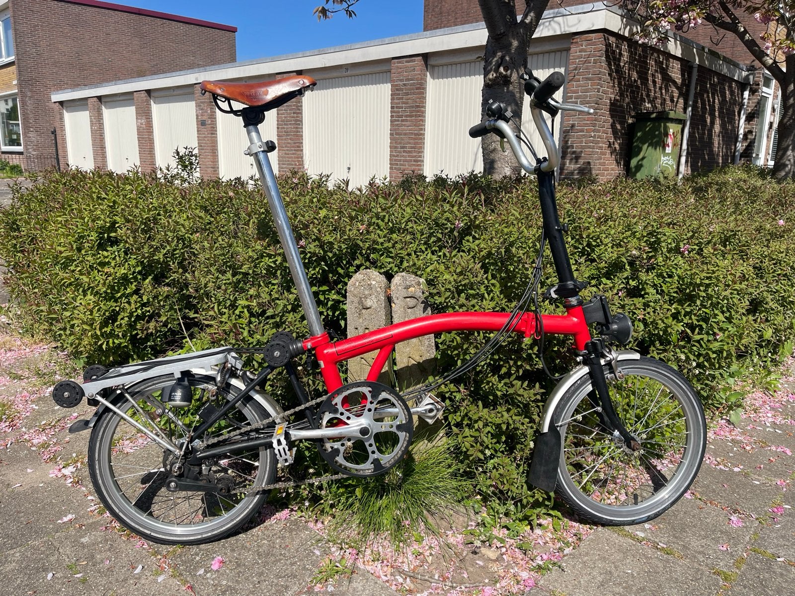 Brompton vouwfiets, aangeaboden !, Fietsen en Brommers, Fietsen | Vouwfietsen, Ophalen, Gebruikt, Brompton, 16 tot 18 inch