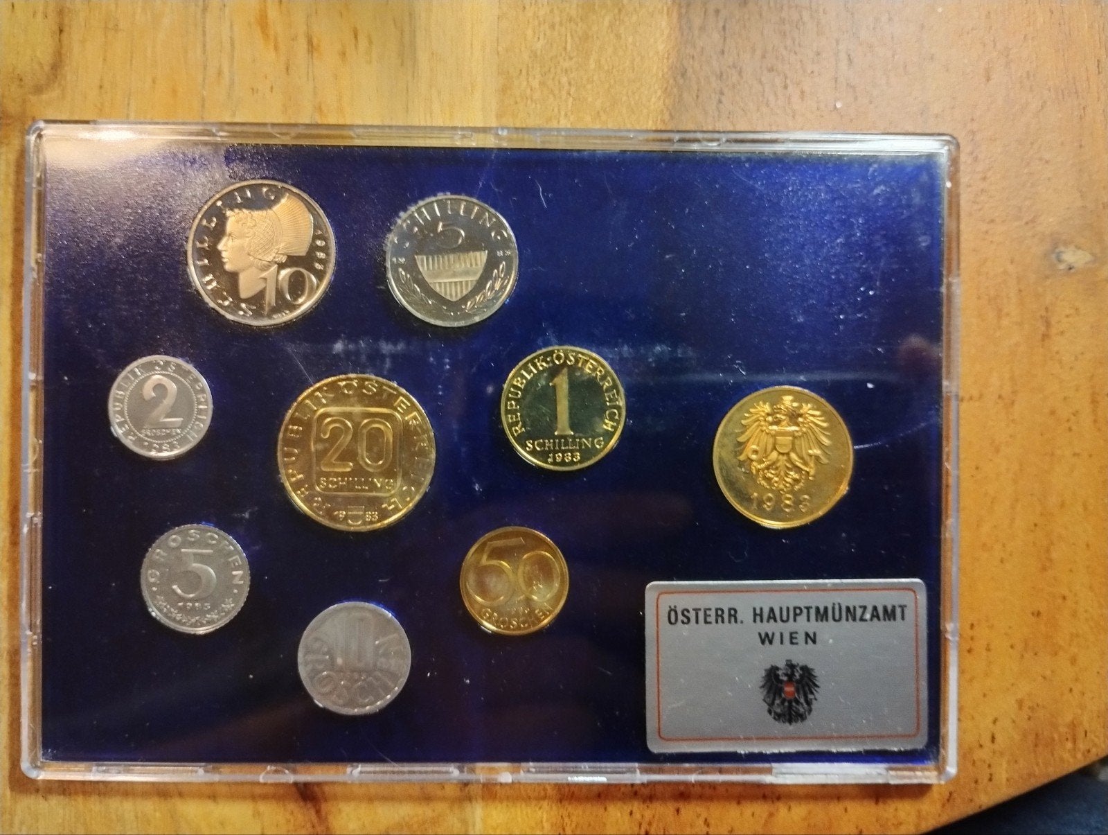 Oostenrijkse Kleinmünzensatz 1983 - Austrian Mint, Ophalen of Verzenden, Oostenrijk, Setje
