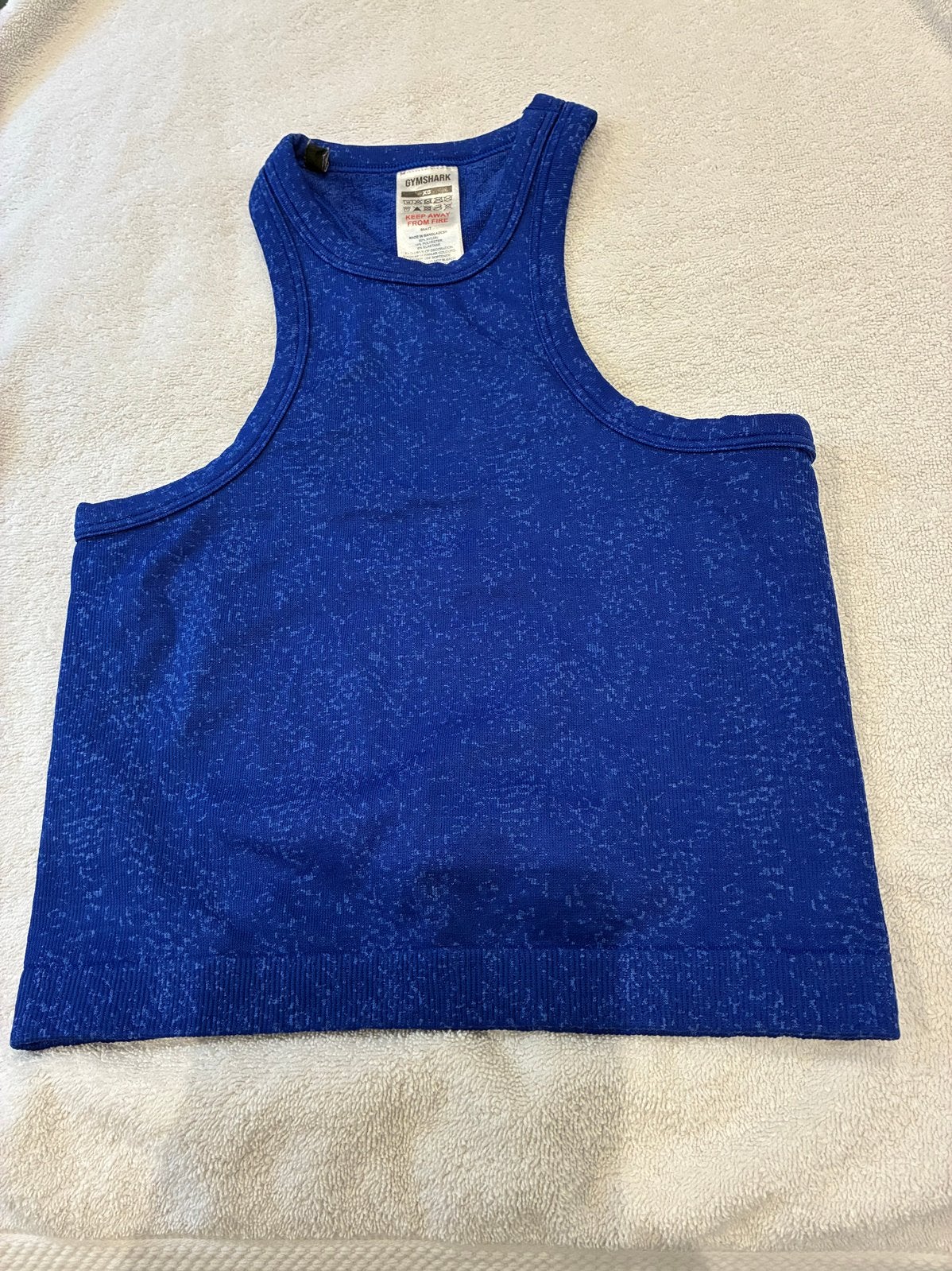 Gymshark sporttop - XS - Kobaltblauw, Kleding | Dames, Sportkleding, Zo goed als nieuw, Fitness of Aerobics, Maat 34 (XS) of kleiner