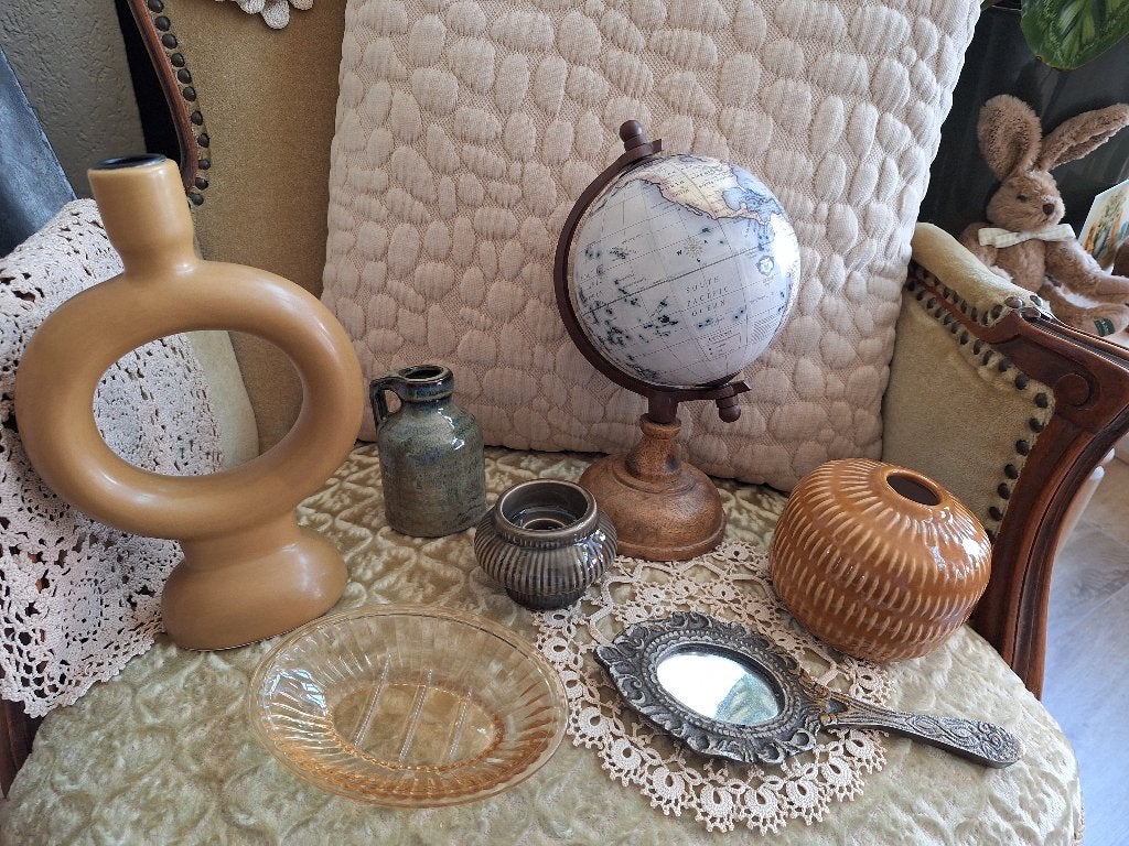 Brocante Woondecoratie ** Mimosa **, Ophalen of Verzenden, Zo goed als nieuw