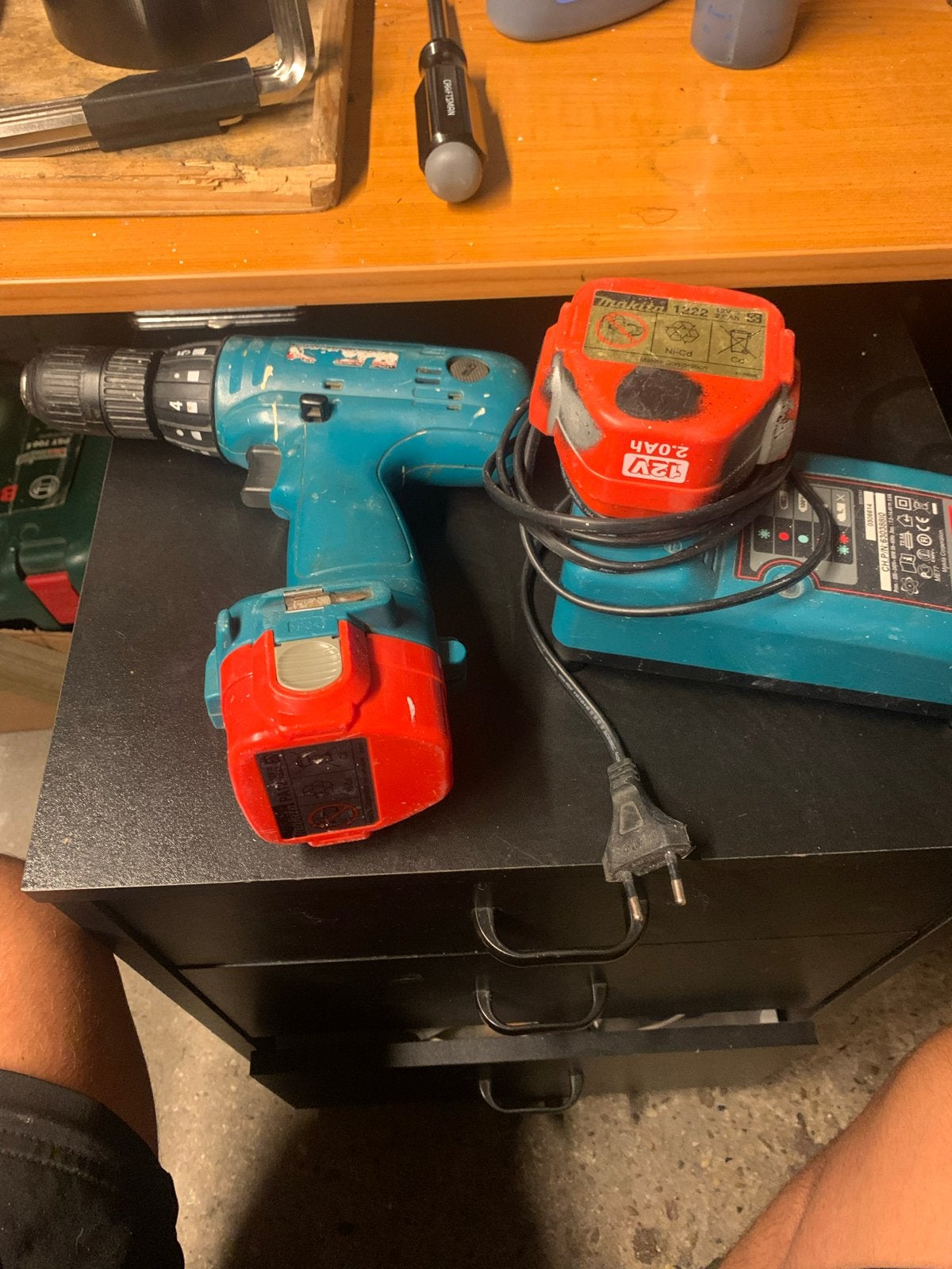 Makita Boor- en Schroefmachine 12V met lader, Ophalen, Gebruikt, Minder dan 400 watt, Boor- en Schroefmachine