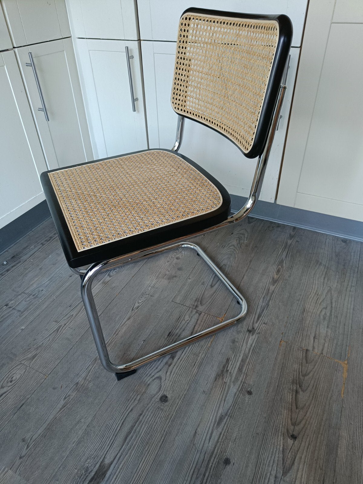 20x Thonet stijl Cesca Breuer buisframe rotan stoelen zwart, Hout, Zwart, Nieuw, Ophalen of Verzenden