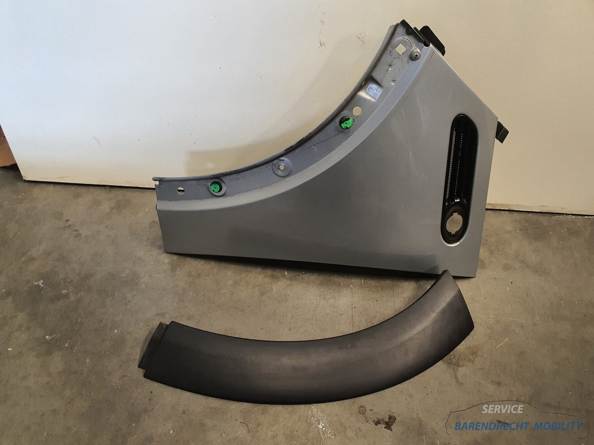 Spatbord links Mini Cooper R50 R52 R53 Z388 zilver metallic, Gebruikt, Voor, Ophalen of Verzenden, Customer.service@mini.co.uk
