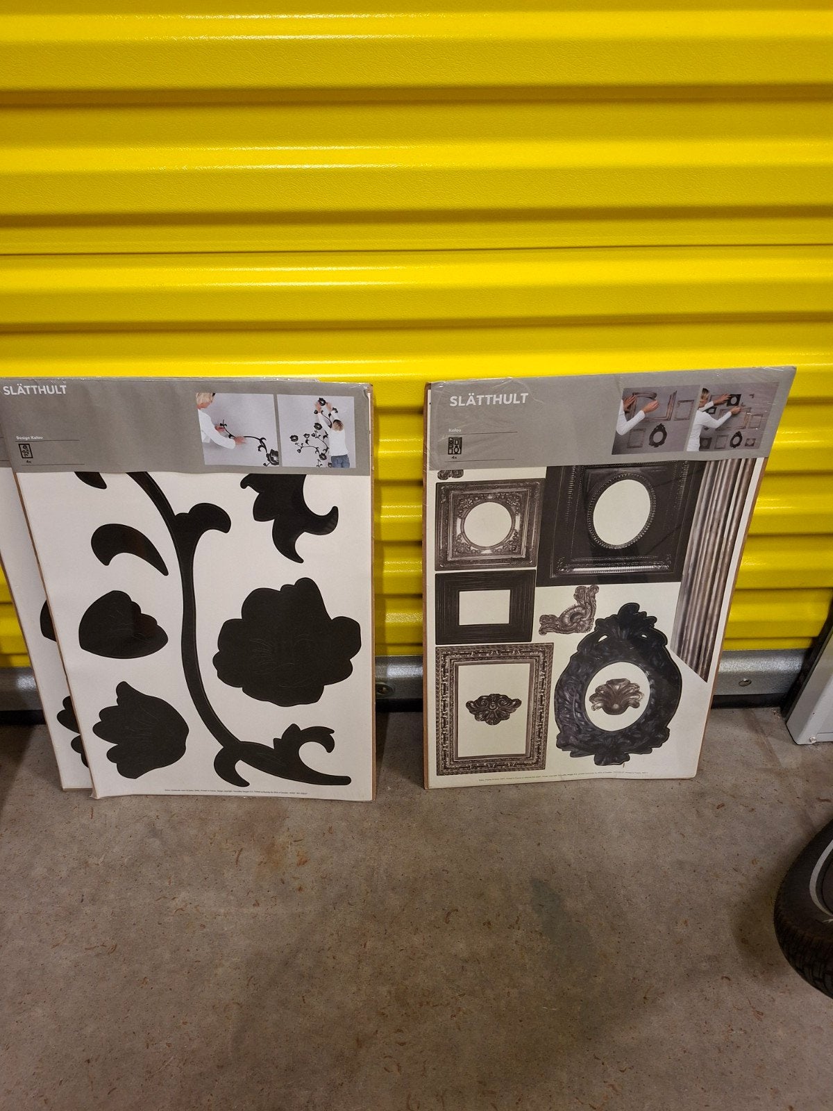 IKEA Slätthult Muurstickers - Bloemen & Lijsten, Zwart, Ophalen of Verzenden, Kunststof, Modern