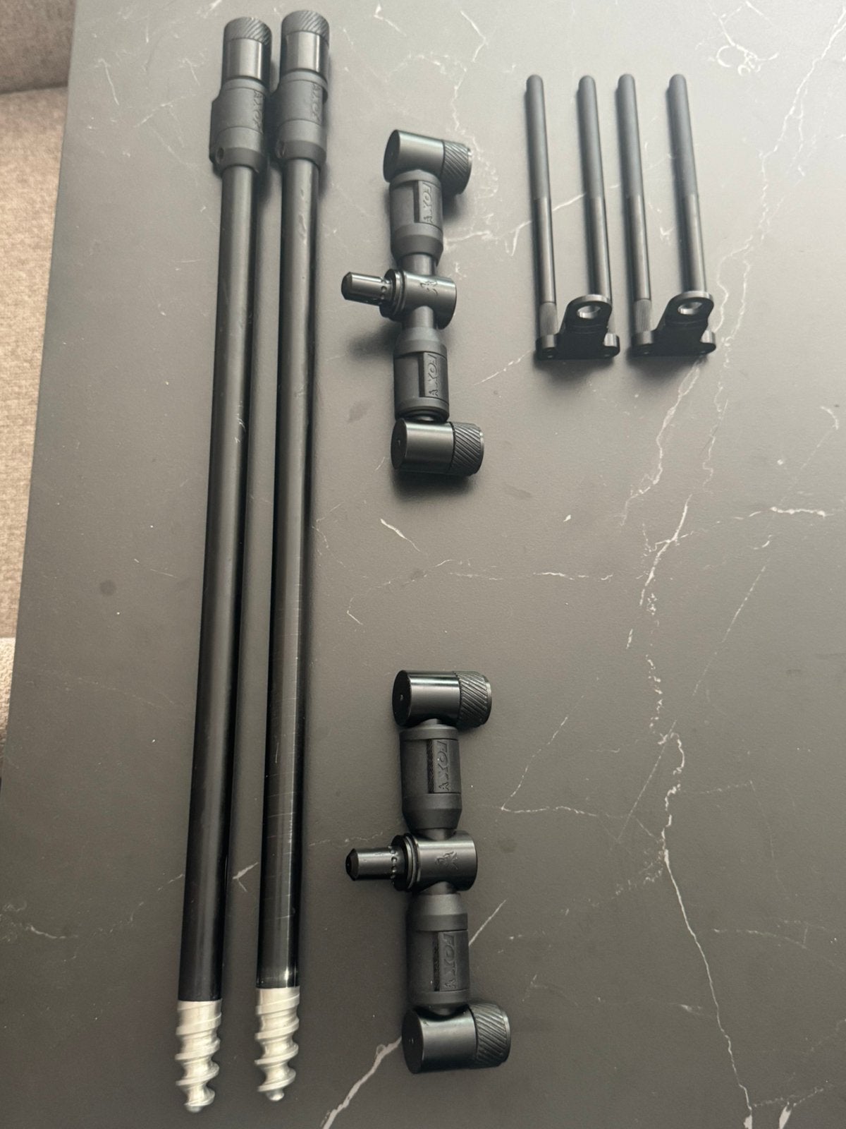Fox black label set 2 rod adjustable, Ophalen of Verzenden, Zo goed als nieuw