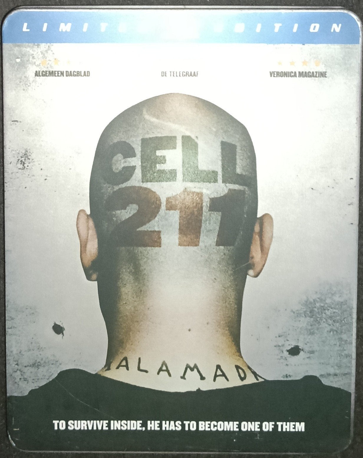 Cell 211 bluray steelbook, Ophalen of Verzenden, Zo goed als nieuw, Horror