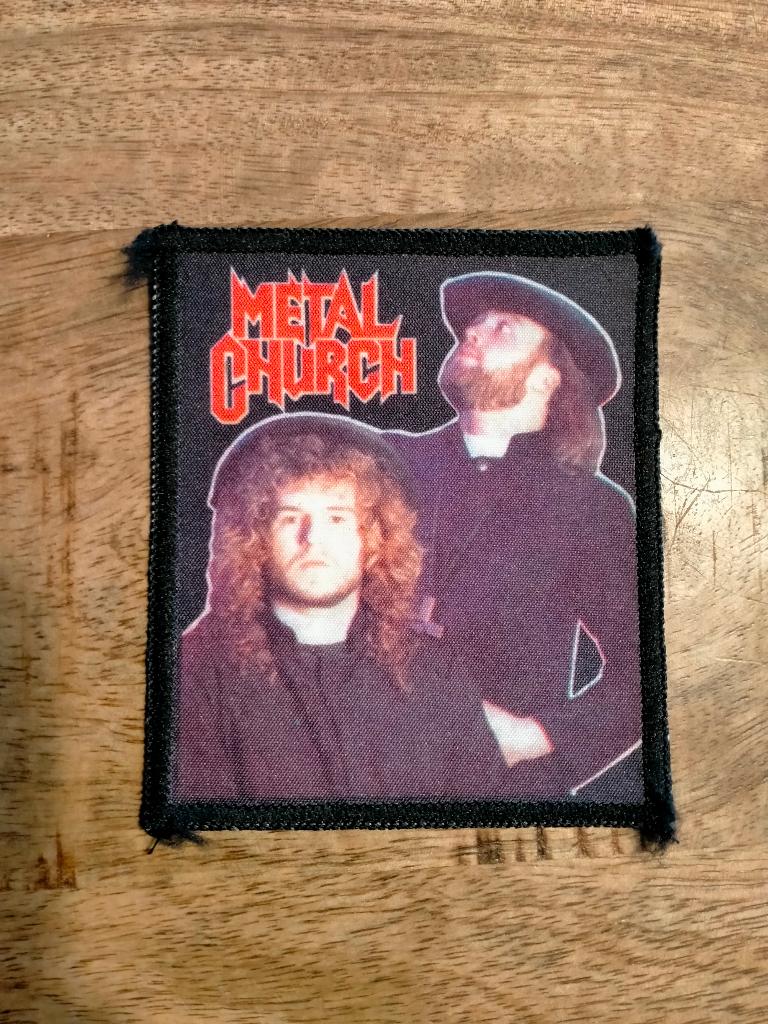 Metal Church Heavy metal vintage muziek patch embleem RARE, Verzamelen, Verzenden, Nieuw, Kleding