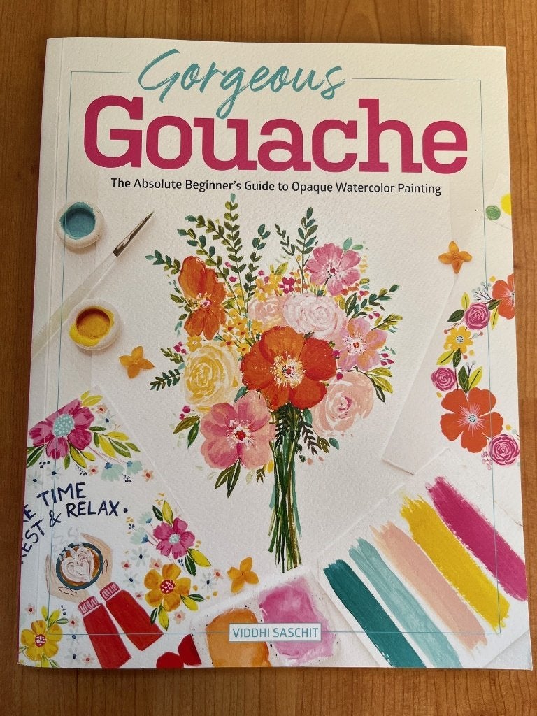Boek Gorgeous Gouache door Viddhi Saschit, Ophalen of Verzenden, Zo goed als nieuw, Overige onderwerpen