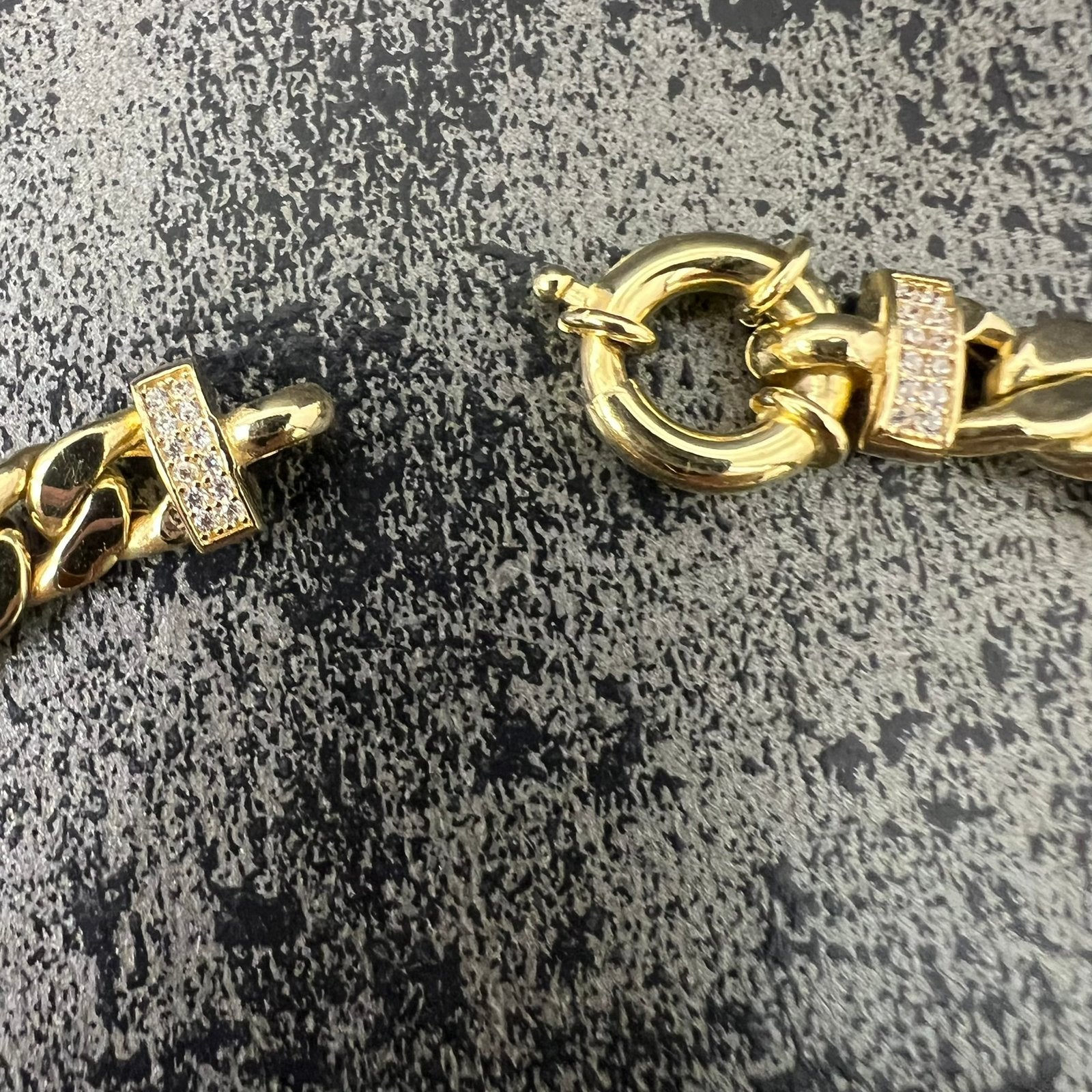 14 karaat gouden armband cuban schakel gourmet, Ophalen of Verzenden, Nieuw, Goud
