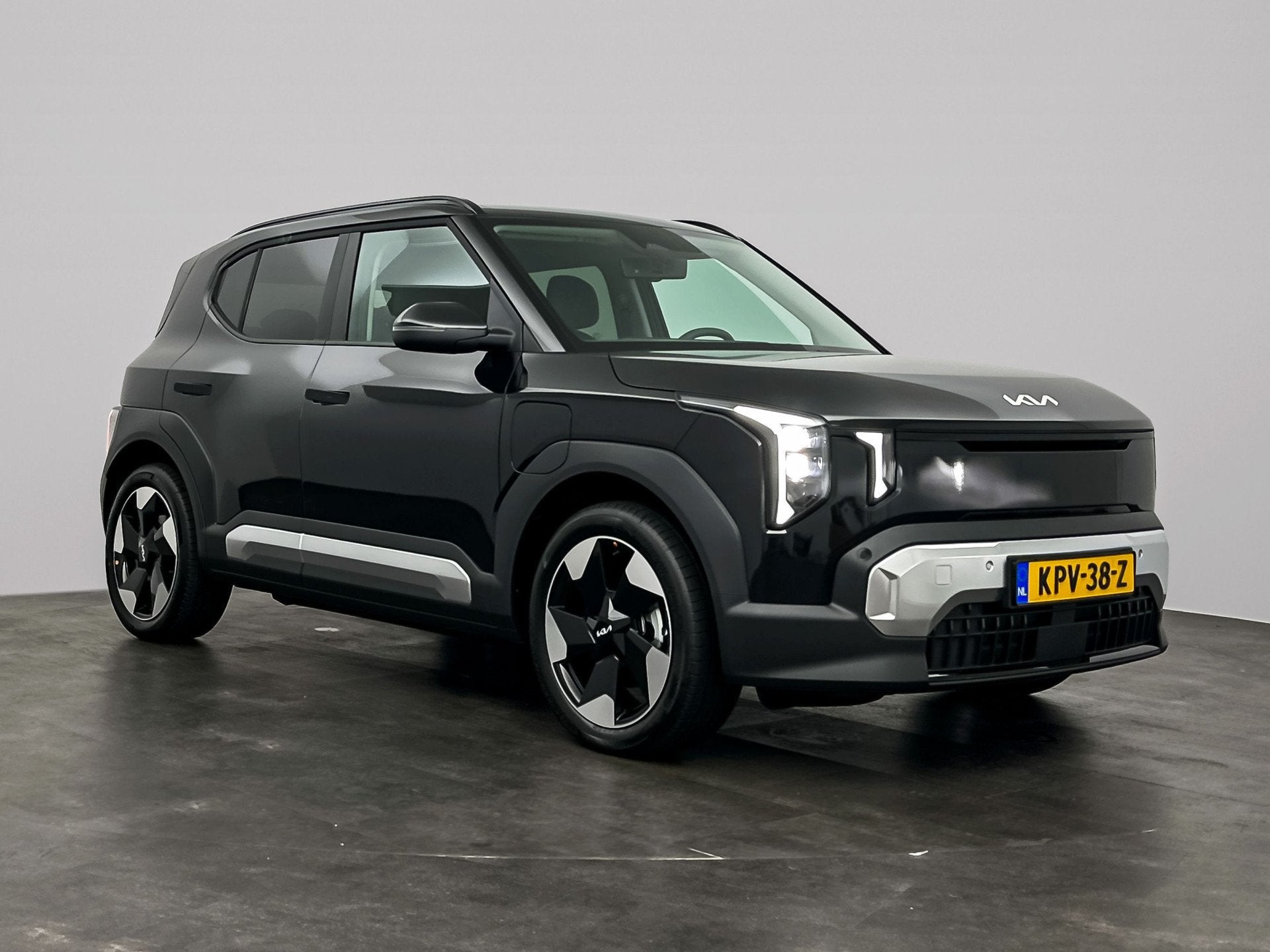 Kia EV2 Plus 42.2 kWh | stoel- en stuurverwarming | demonsta, Auto's, Stof, Zwart, 1545 kg, 17 min