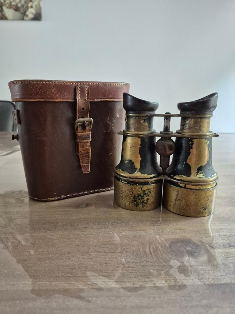 Britse marine kijker met maker en naam uit ww1, Gebruikt, Overige typen, Ophalen of Verzenden, 20x of meer