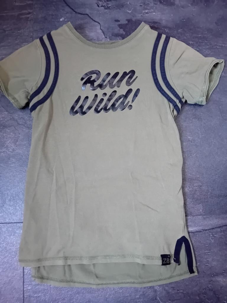 3 shirts korte mouw zomer 122/128/134 oa Z8, Ophalen of Verzenden, Zo goed als nieuw, Jongen, Shirt of Longsleeve