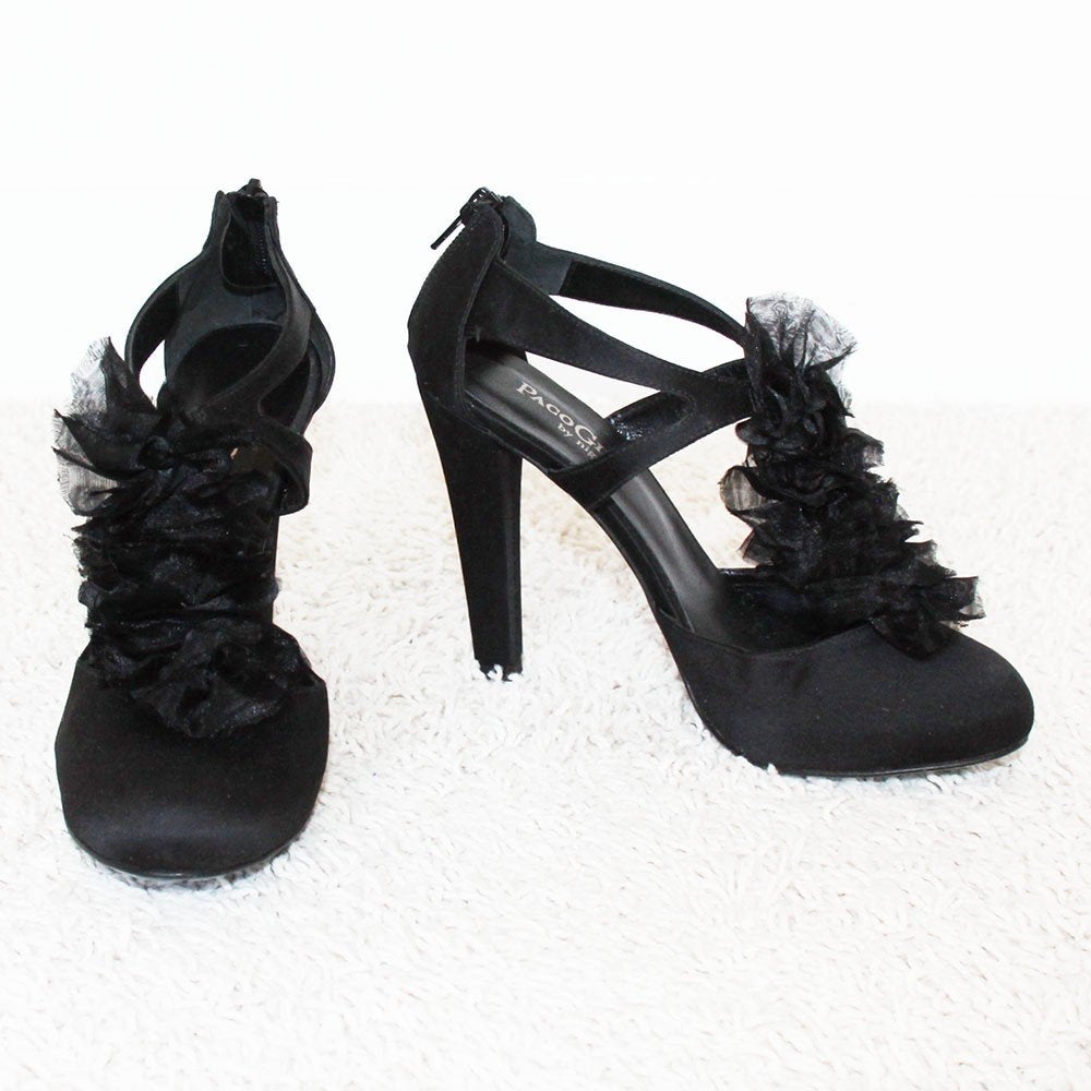Schitterende Paco Gil Pumps s3 (Maat 37) € 45,-, Kleding | Dames, Pumps, Paco Gil, Zwart, Ophalen of Verzenden