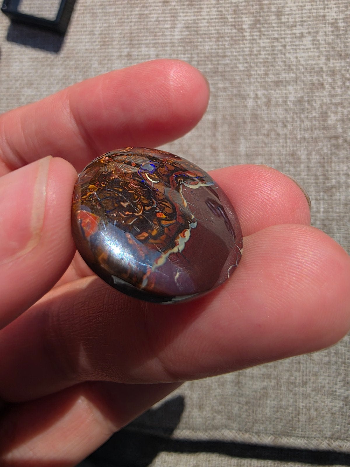 Grote Koroit boulder opaal cabochon – 24,1 ct, Ophalen of Verzenden