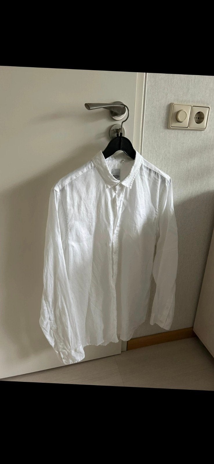 Wit Refill overhemd maat M, Kleding | Heren, Shoeby, Wit, Zo goed als nieuw, Halswijdte 39/40 (M)