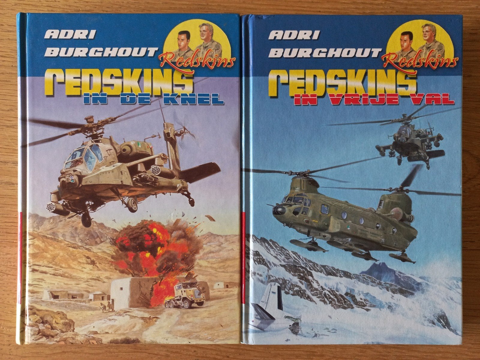REDSKINS in de knel/in vrije val, Adri Burghout, chr IZGS!, Boeken, Oorlog en Militair, Ophalen of Verzenden, Gelezen