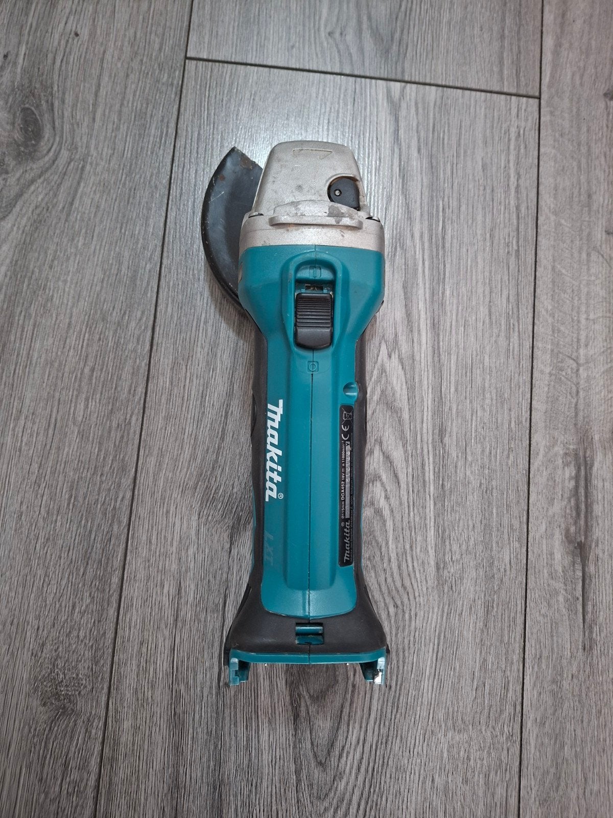 Makita DGA452 Accu Haakse Slijper 18V, Ophalen of Verzenden, Gebruikt, Minder dan 600 watt, Overige typen
