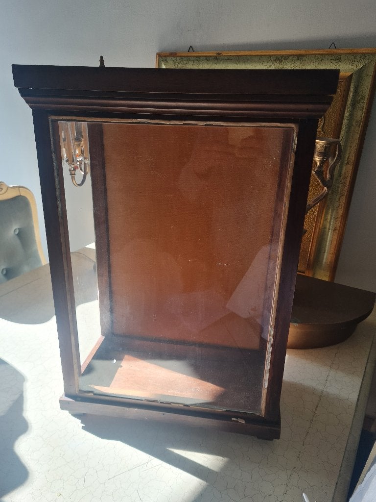 Klein antiek vitrinekastje, Ophalen of Verzenden