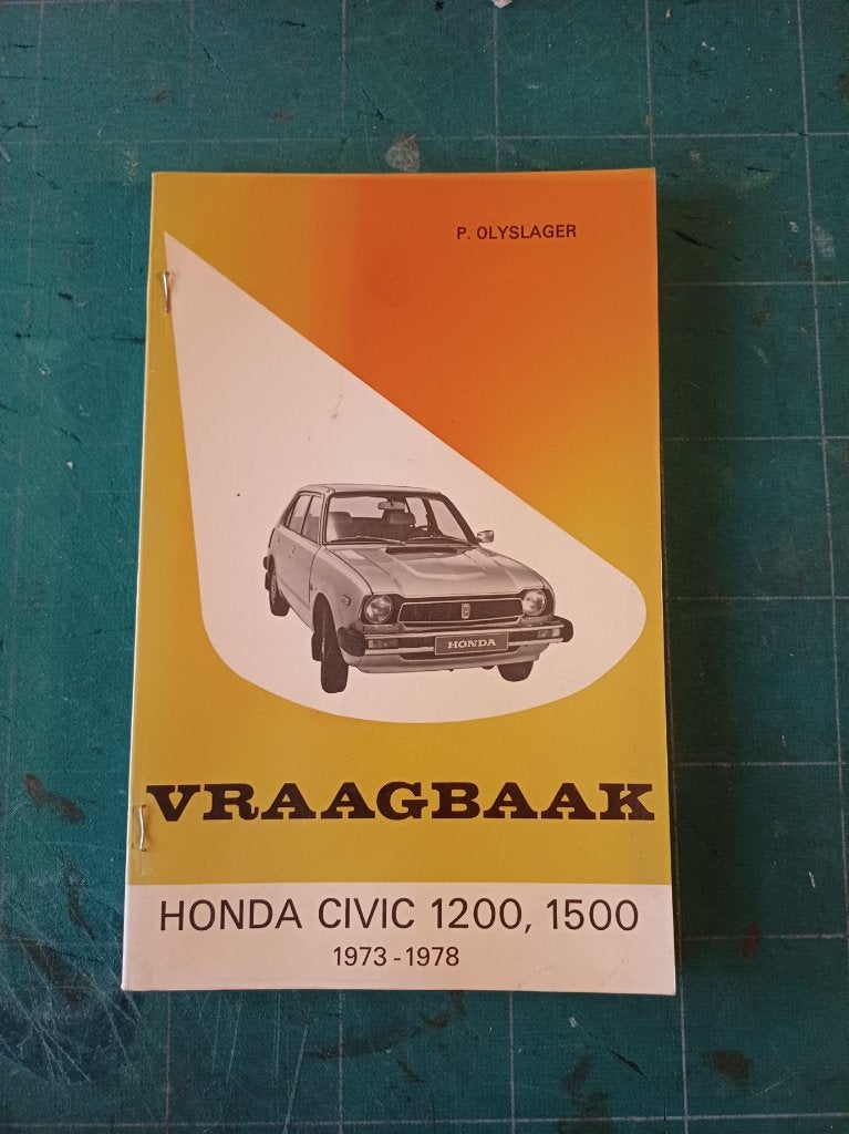 Vraagbaak HONDA CIVIC 1200 1500 1973-1978, Auto diversen, Handleidingen en Instructieboekjes, Verzenden