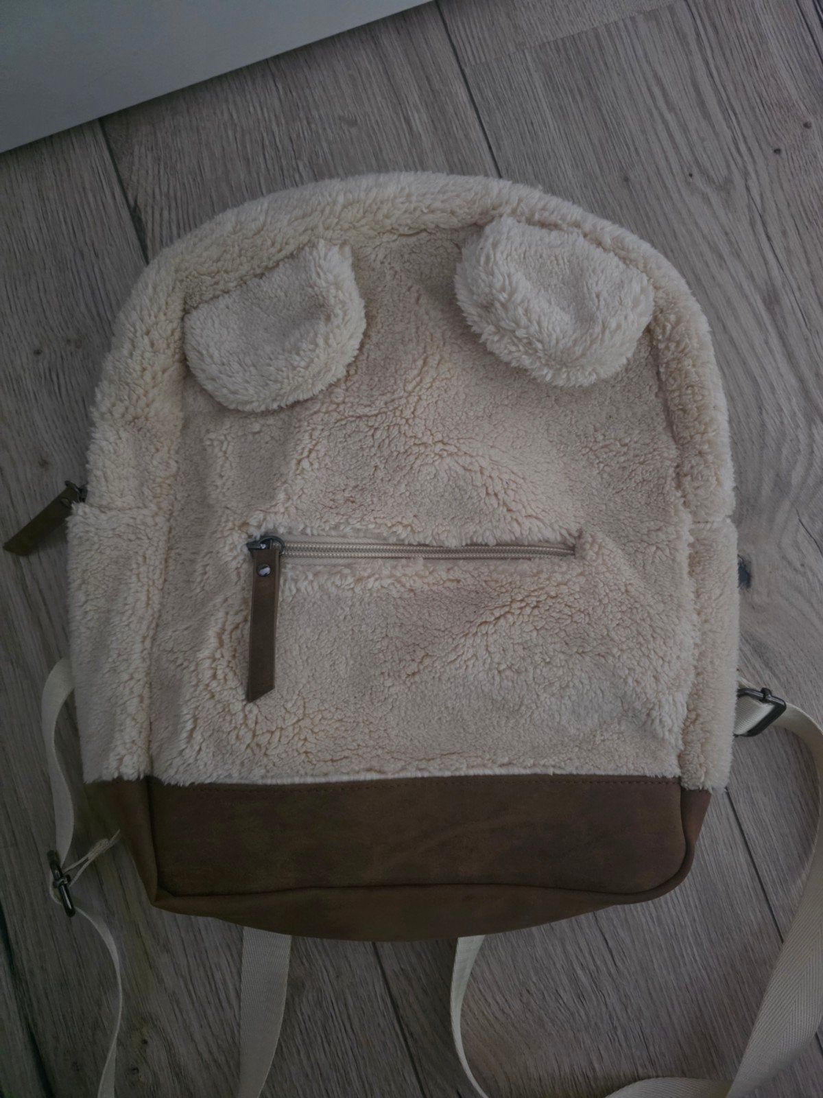 Schattige teddy rugzak met oortjes - Crème/Bruin, Ophalen of Verzenden, Zo goed als nieuw
