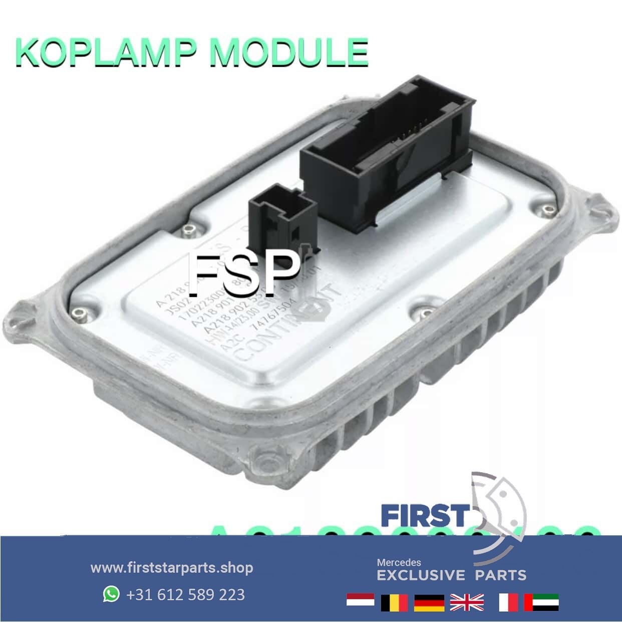 A2189000406 LED Koplamp module MB W246 W218 W212 W166 W447 W, Gebruikt, -, Ophalen of Verzenden, -