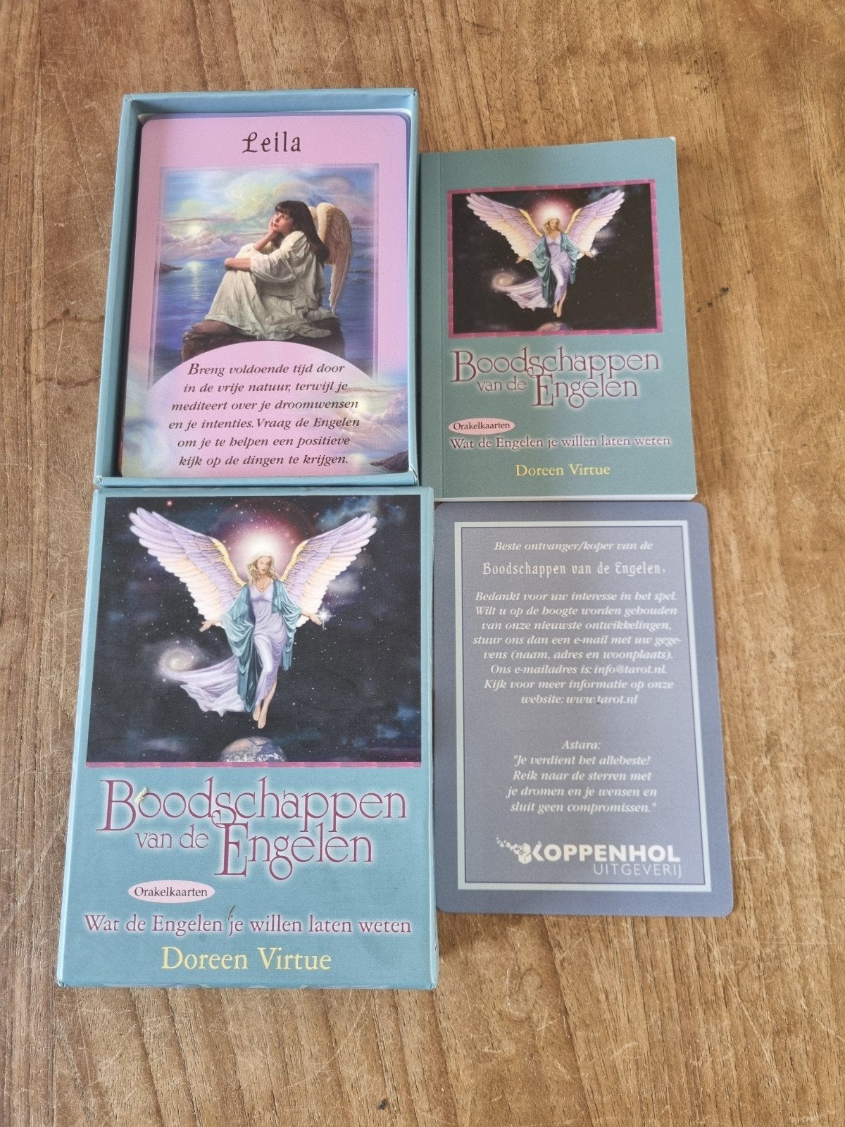 Boodschappen van de engelen doreen virtue tarot orakelkaart, Ophalen of Verzenden, Zo goed als nieuw, Tarot of Kaarten leggen