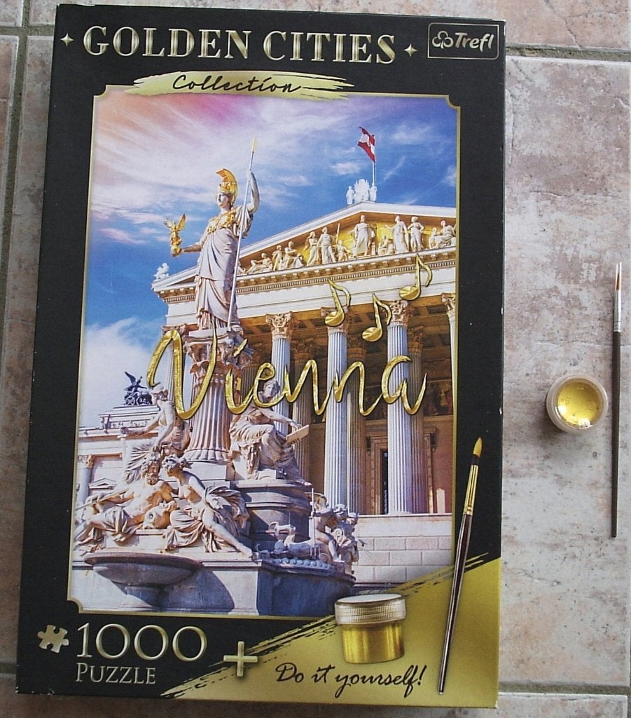Legpuzzel Trefl - Golden Cities Collection. Vienna / Wenen, Verzenden, 500 t/m 1500 stukjes, Zo goed als nieuw, Legpuzzel