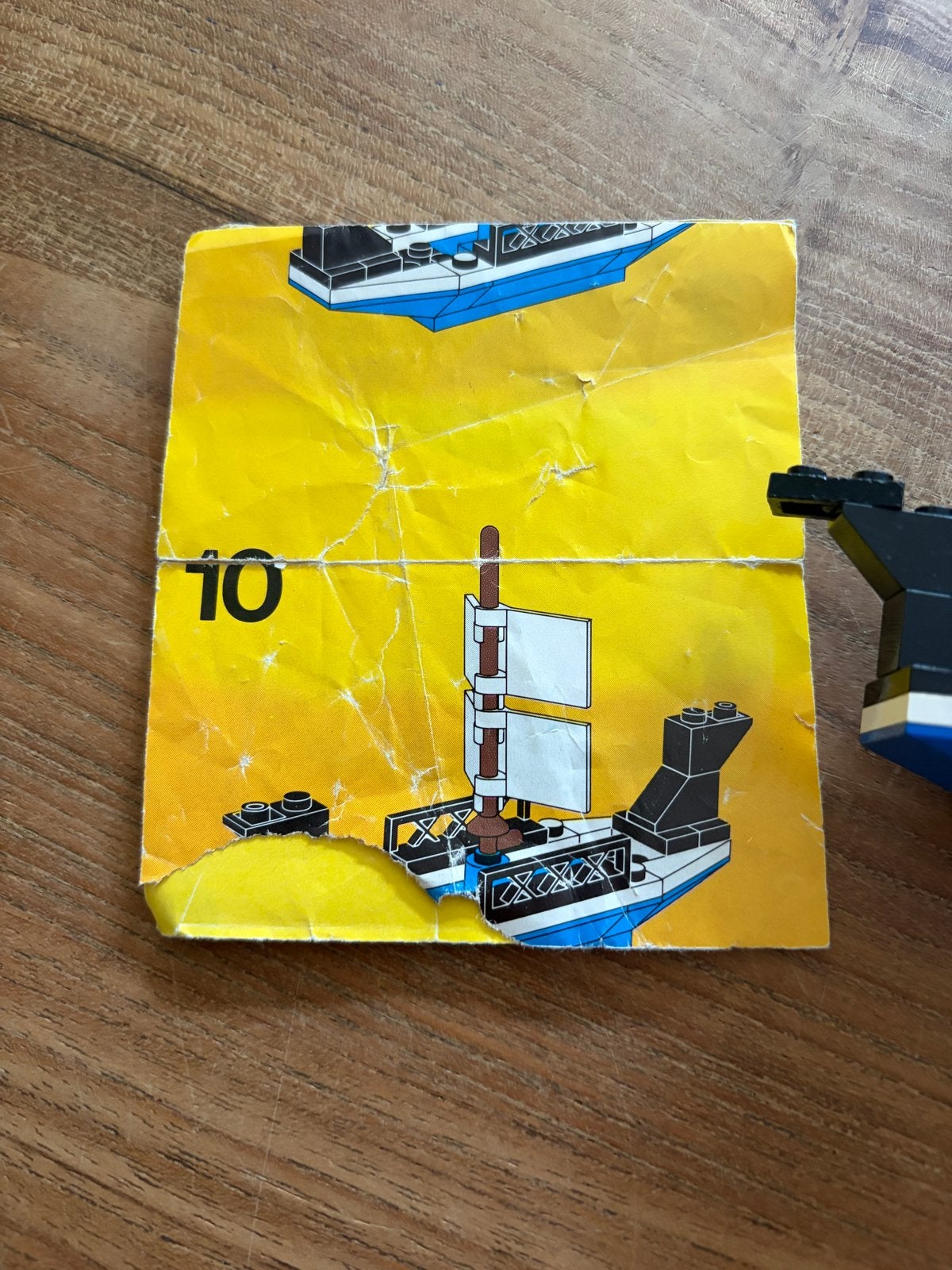 LEGO Legoland 6017 Ridderboot met 2 ridders en instructies, Gebruikt, Lego, Ophalen of Verzenden, Compleet