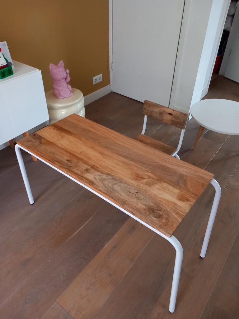 Kidsdepot kinder tafel en stoel set - mangohout, Ophalen, Tafel(s) en Stoel(en)
