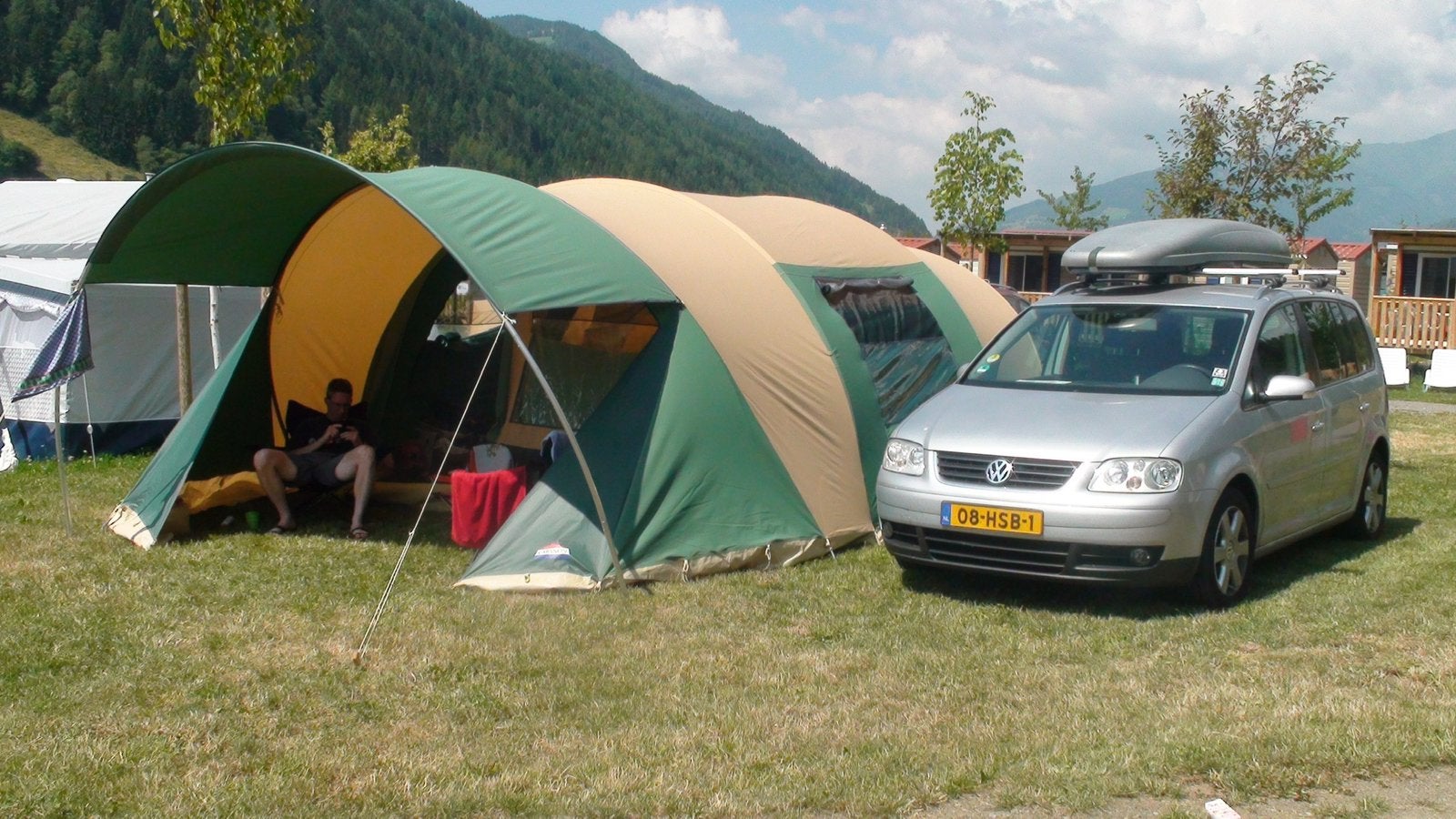 Cabanon tunneltent 6p (Biscaya 440), Ophalen of Verzenden, Gebruikt, Tot en met 6