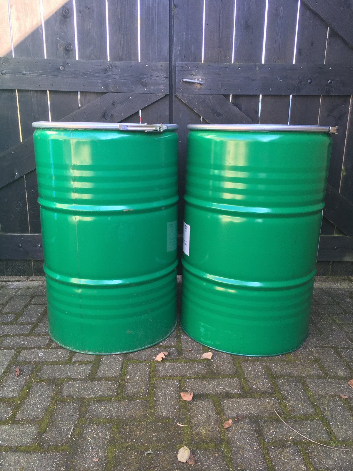 Vuurton brandton plantenbak fikton metaal fust drum 220 L, Ophalen, Zo goed als nieuw, Vuurton
