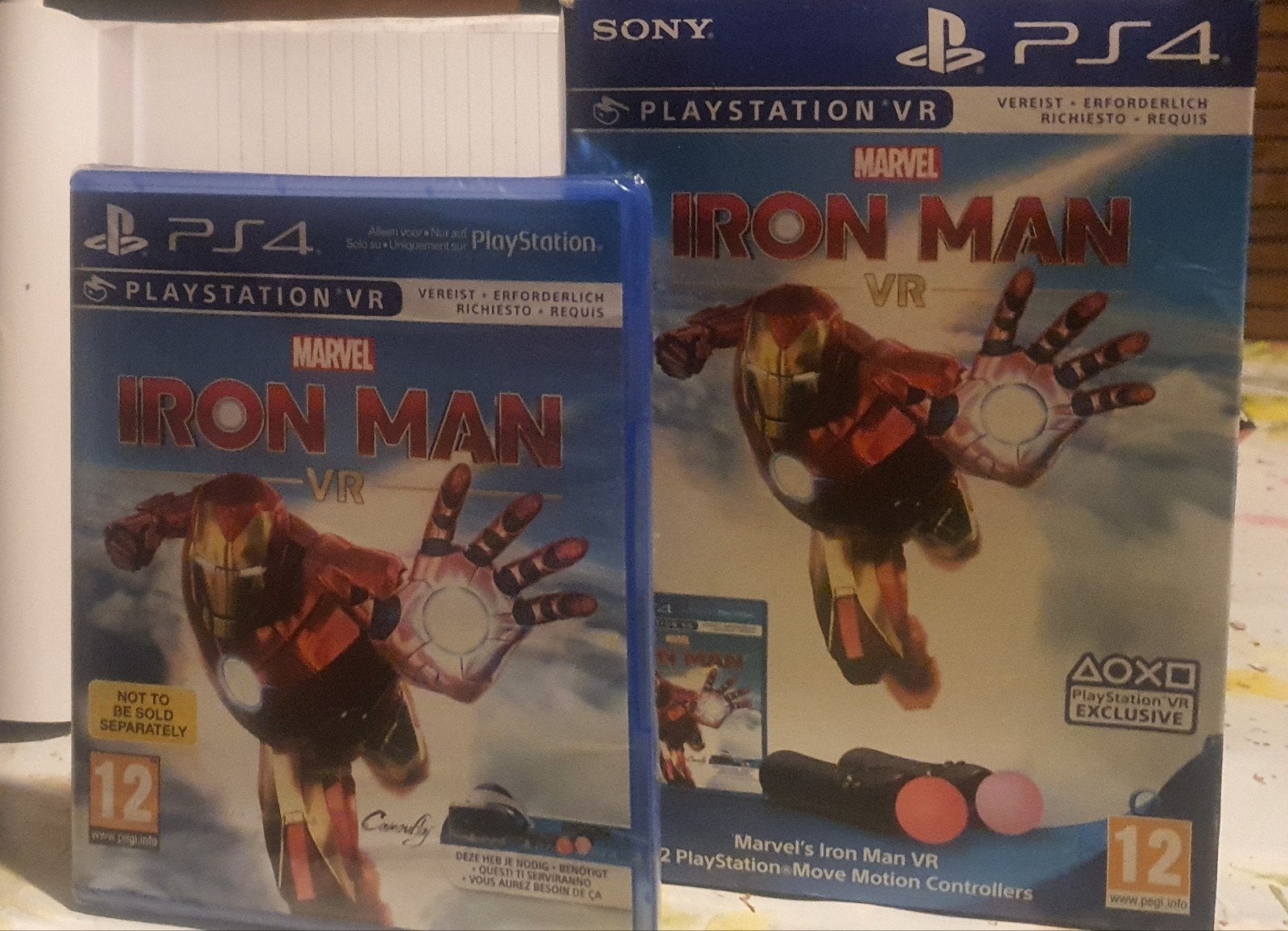 Marvel's Iron Man VR PS4  geseald +2 move motion controllers, Avontuur en Actie, 1 speler, Virtual Reality, Ophalen of Verzenden