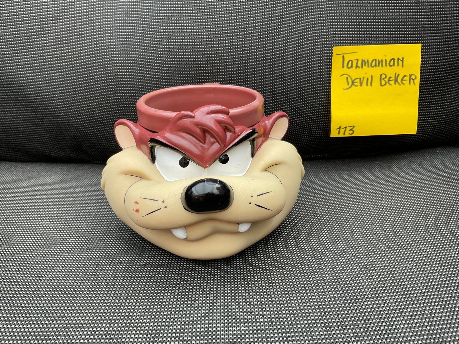 Gebruikte, niet kapot, Tazmanian Devil beker of ijsbeker, Ophalen, Overige figuren, Gebruikt, Gebruiksvoorwerp