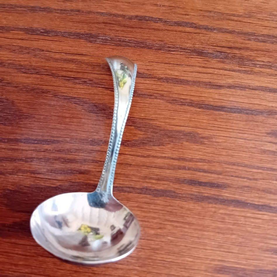 zilveren roomlepel, Ophalen of Verzenden, Zilver