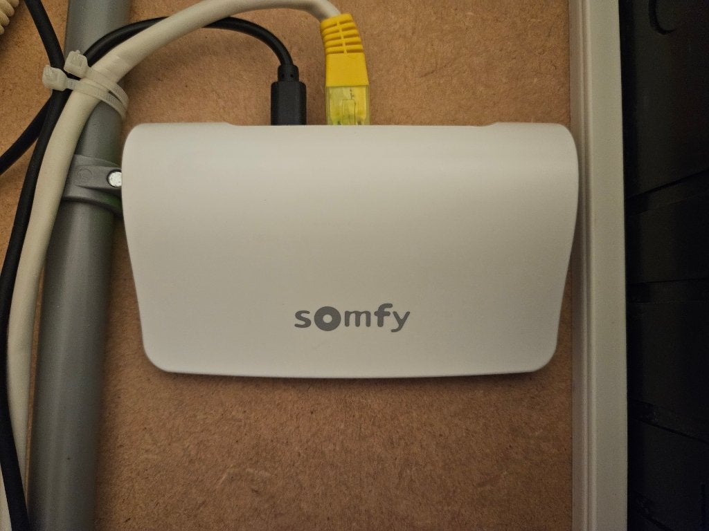 Somfy Connexoon RTS, Doe-het-zelf en Verbouw, Minder dan 100 cm, Wit, Ophalen of Verzenden, Zo goed als nieuw