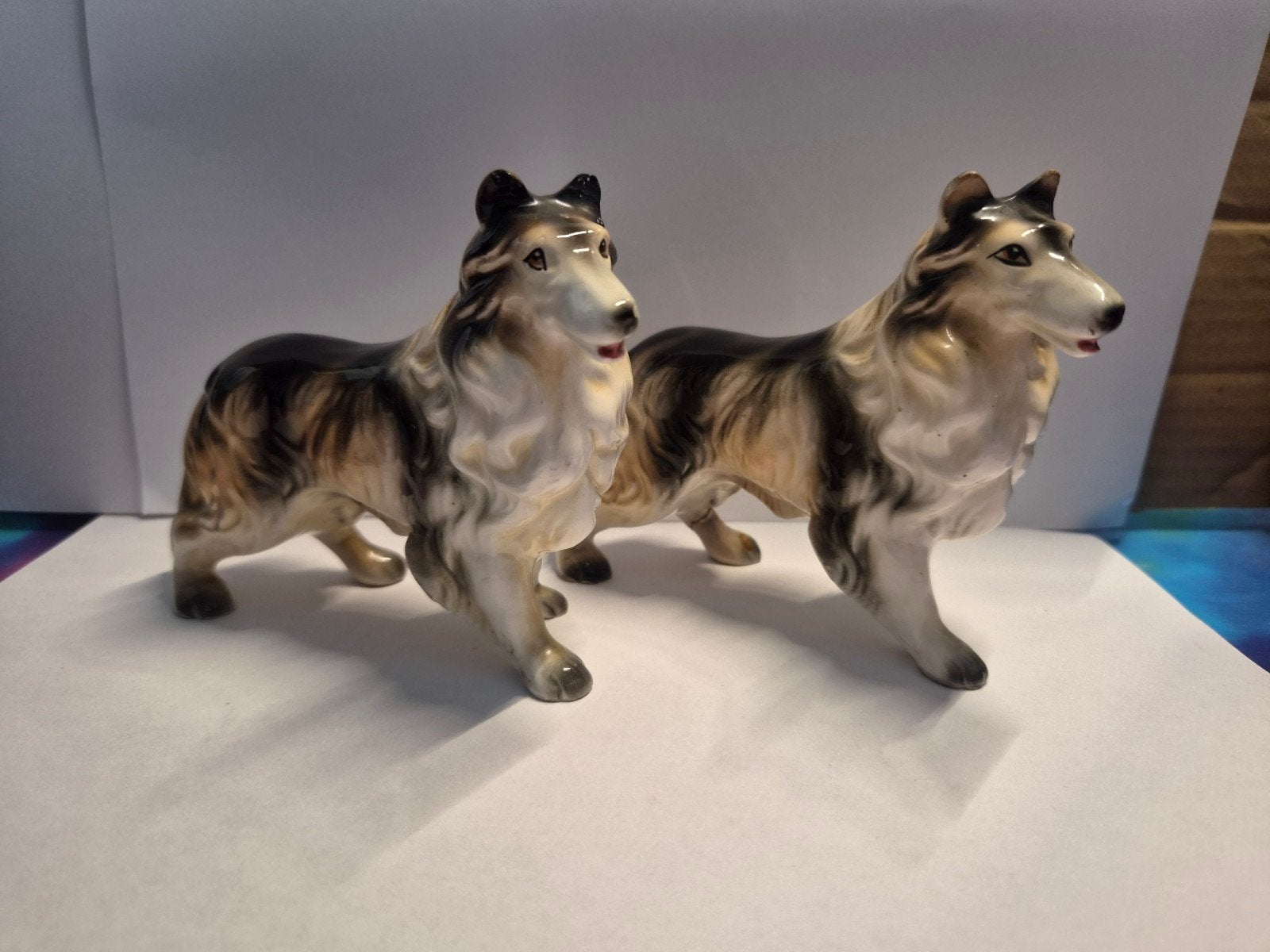 Vintage collie beelden, Ophalen of Verzenden, Gebruikt, Dier