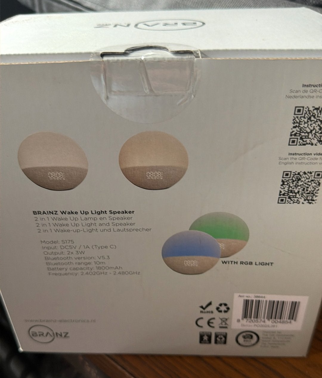 Wake up light speaker, Ophalen of Verzenden, Nieuw