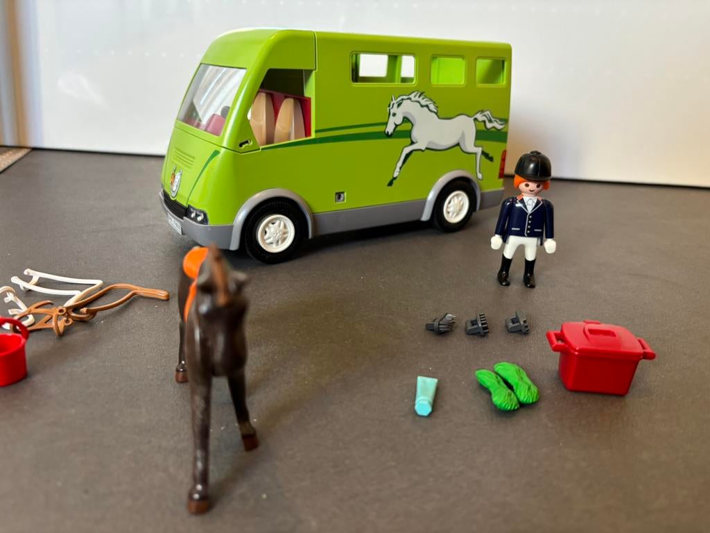 Playmobil paarden trailer, Kinderen en Baby's, Speelgoed | Playmobil, Ophalen of Verzenden, Gebruikt