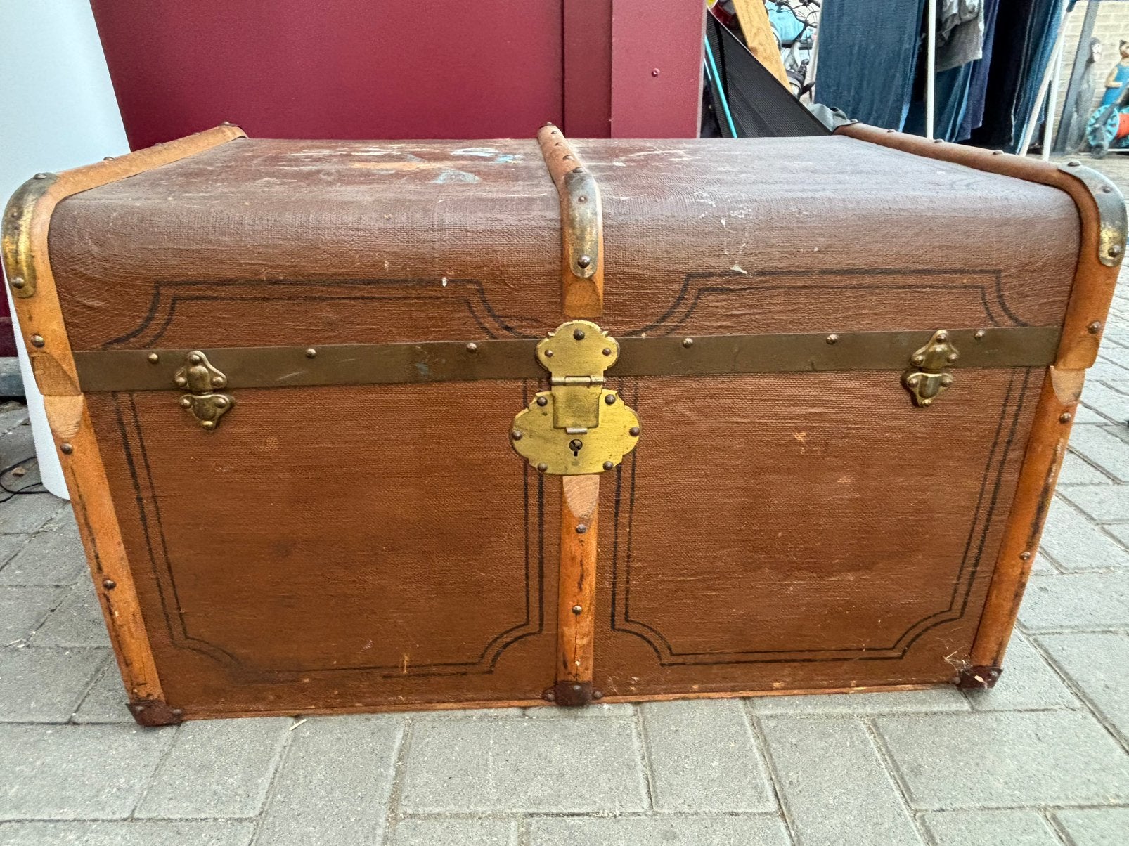dekenkist - hutkoffer, Ophalen, Gebruikt, 50 tot 100 cm, Minder dan 50 cm