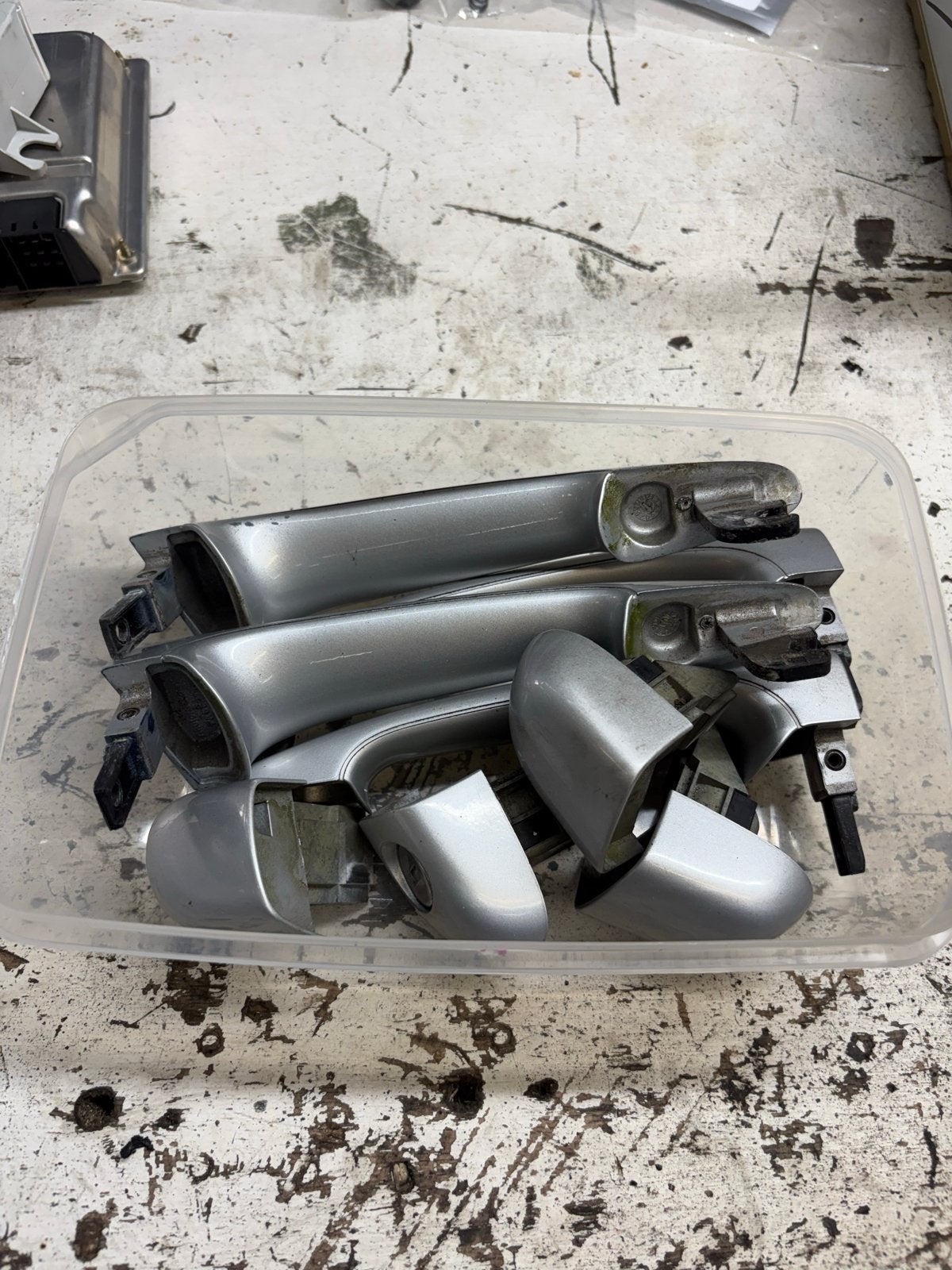 BMW E46 Touring Deur Handgrepen Titan Zilver, Gebruikt, Deur, Ophalen of Verzenden, BMW