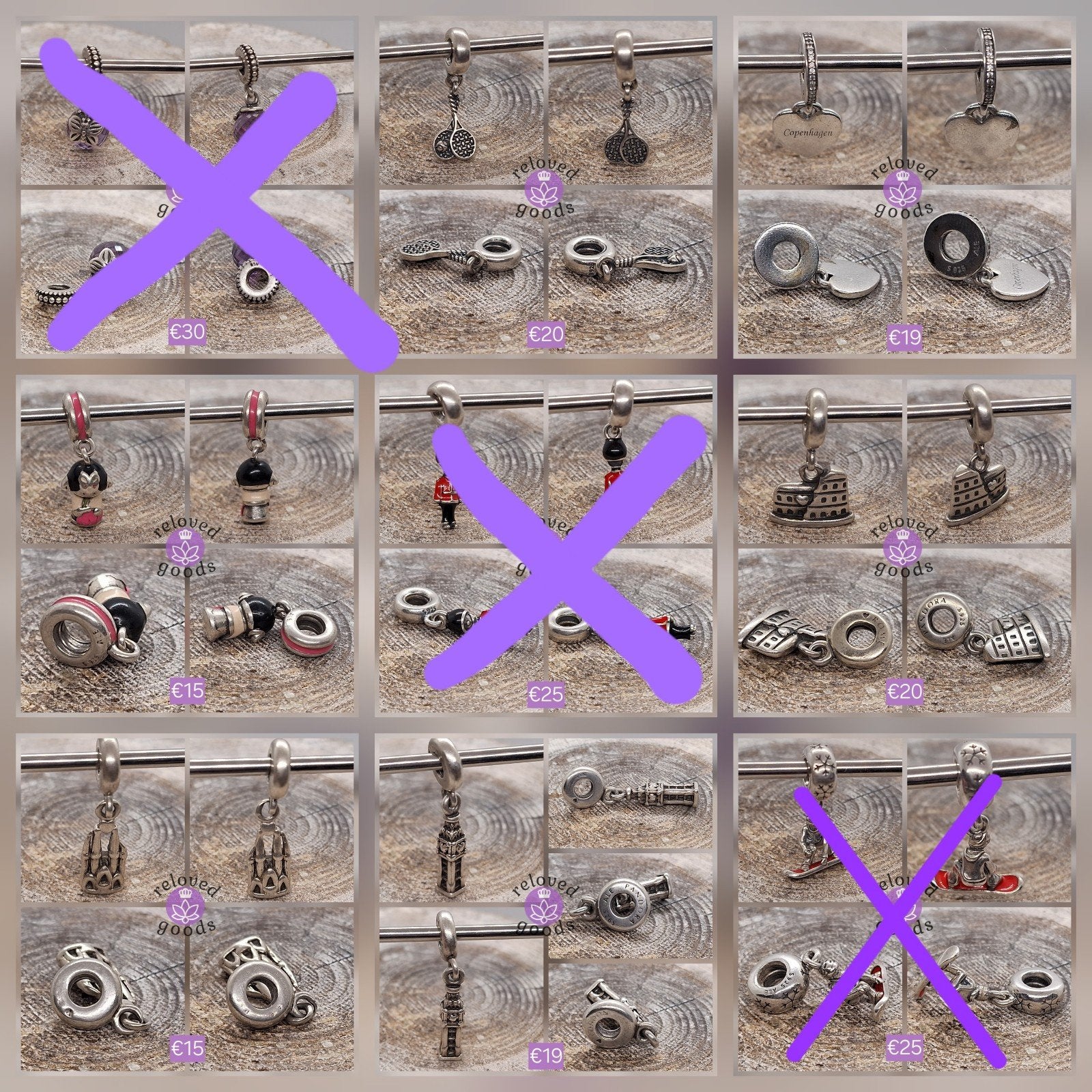 Originele Pandora Pre-loved bedels️, Gebruikt, Verzenden, Pandora, 4 bedels of meer