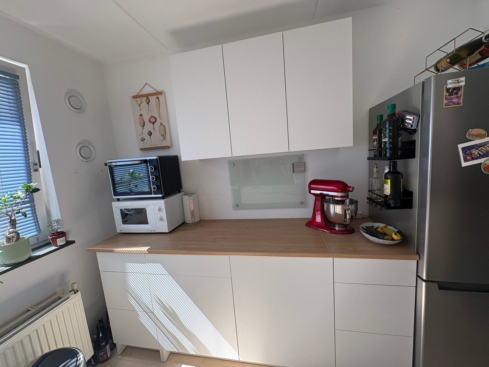 Keuken IKEA, Huis en Inrichting, Keuken | Complete keukens, Ophalen, Zo goed als nieuw, Wit, Enkelwandige keuken