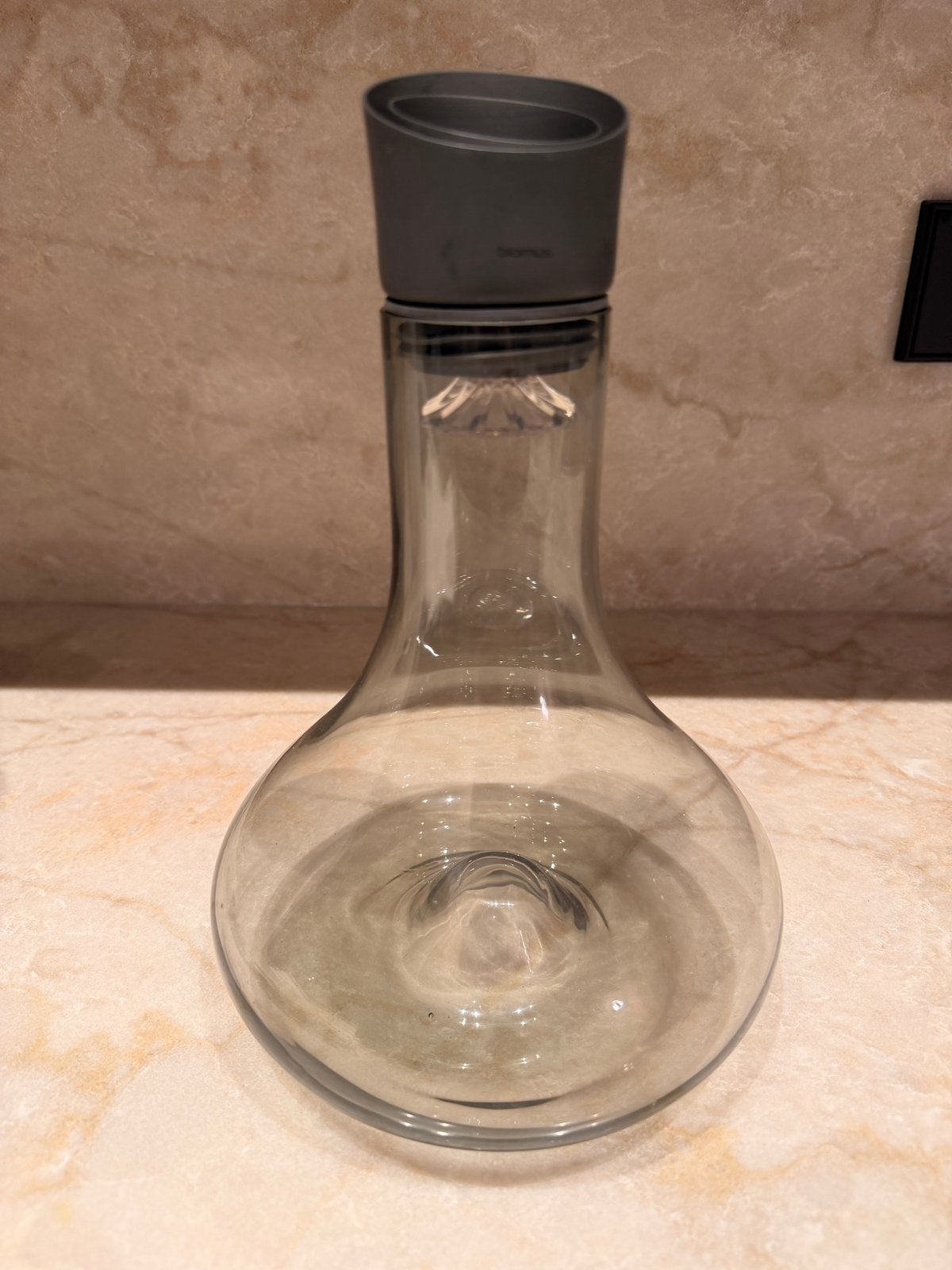 Blomus Decanteer Karaf - Elegant en Functioneel, Transparant, Met deksel, Ophalen of Verzenden, Glas