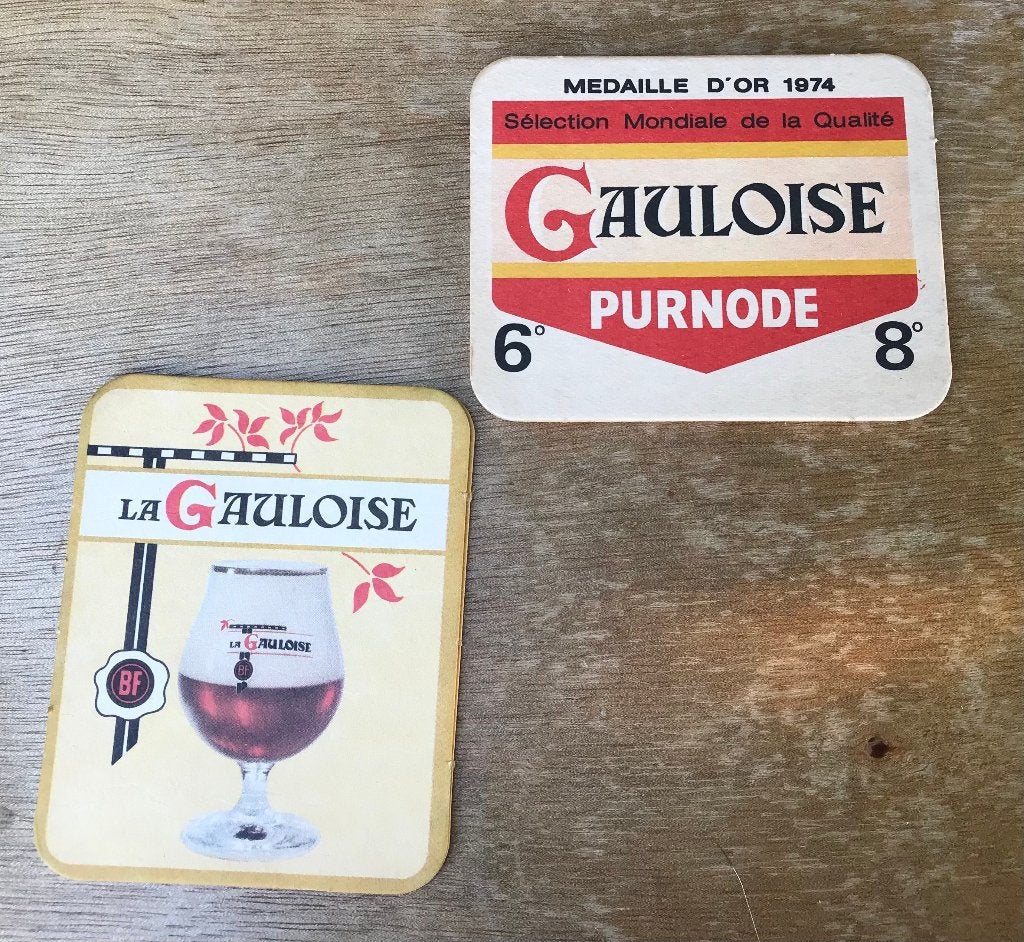 Bierviltjes - bier viltje Gauloise, Verzamelen, Biermerken, Ophalen of Verzenden, Gebruikt, Viltje(s), Overige merken