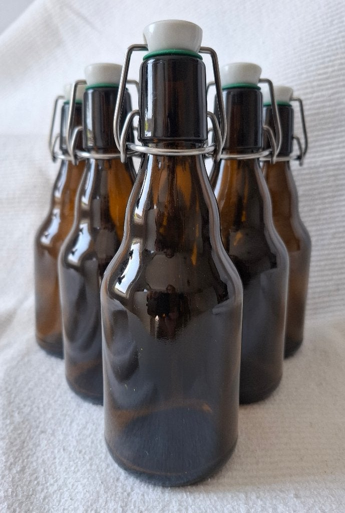 6 bierflesjes met Grolsch sluiting, Diversen, Ophalen of Verzenden