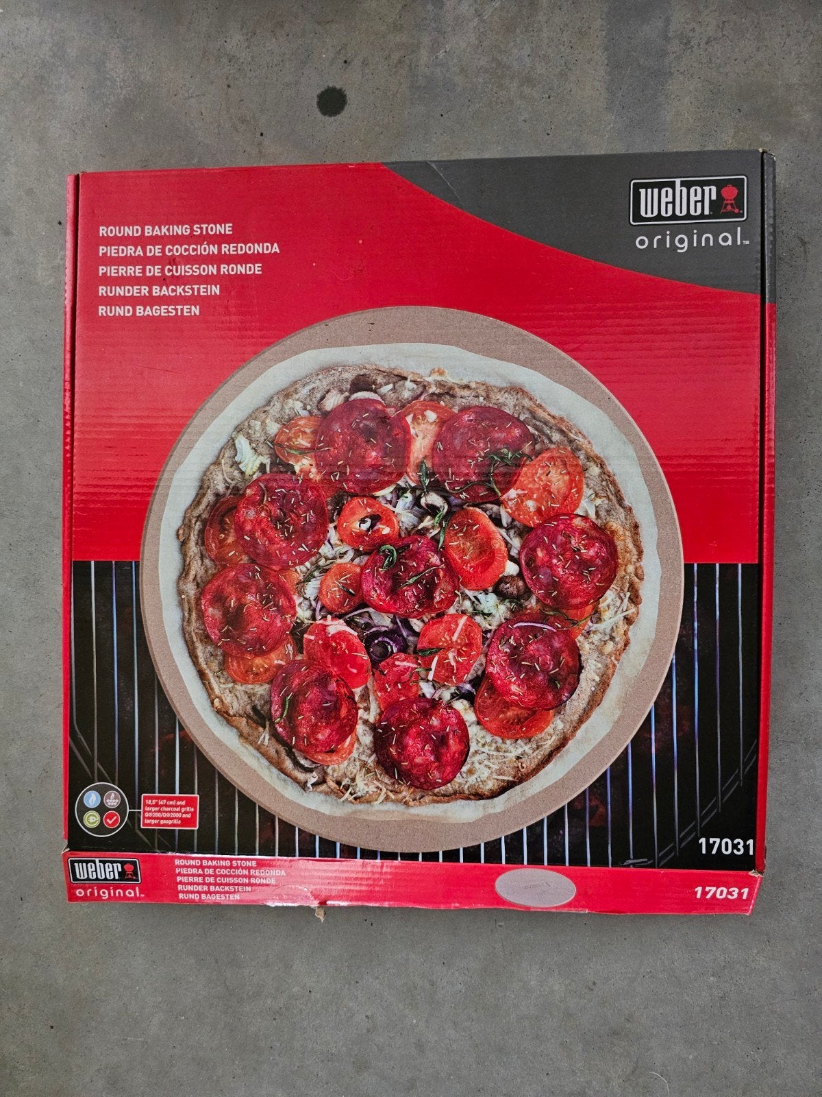 Nieuwe Weber pizza steen voor BBQ - in doos, Ophalen, Nieuw, Weber