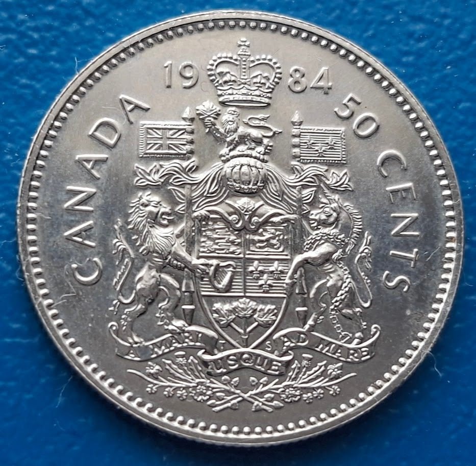 Canada 50 cents - 1984, Verzenden, Noord-Amerika, Losse munt