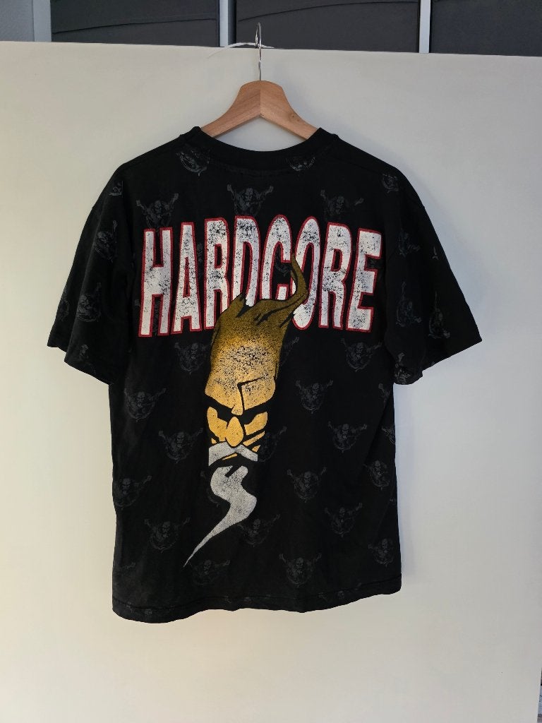 Thunderdome "all over" T-shirt 1996 L, Thunderdome, Zwart, Maat 56/58 (XL), Ophalen of Verzenden