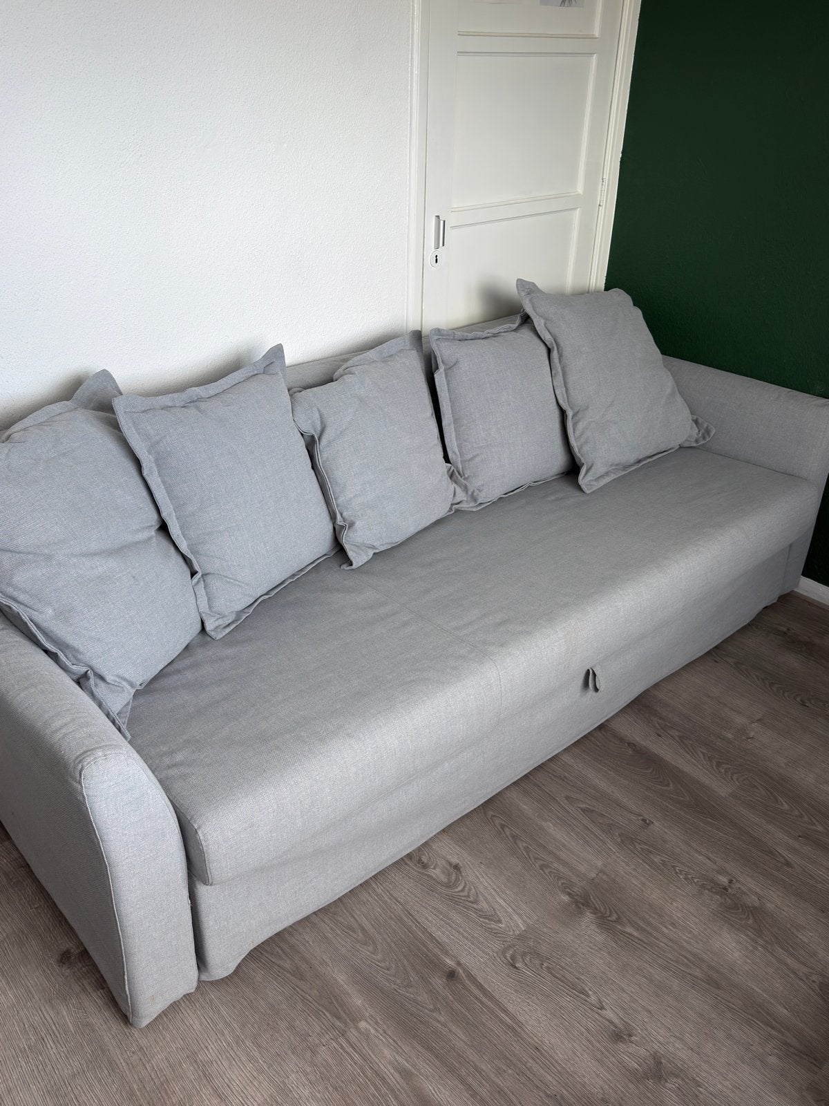IKEA HOLMSUND 3-zits slaapbank - Goede staat!, Ophalen, Zo goed als nieuw, Tweepersoons, Overige maten